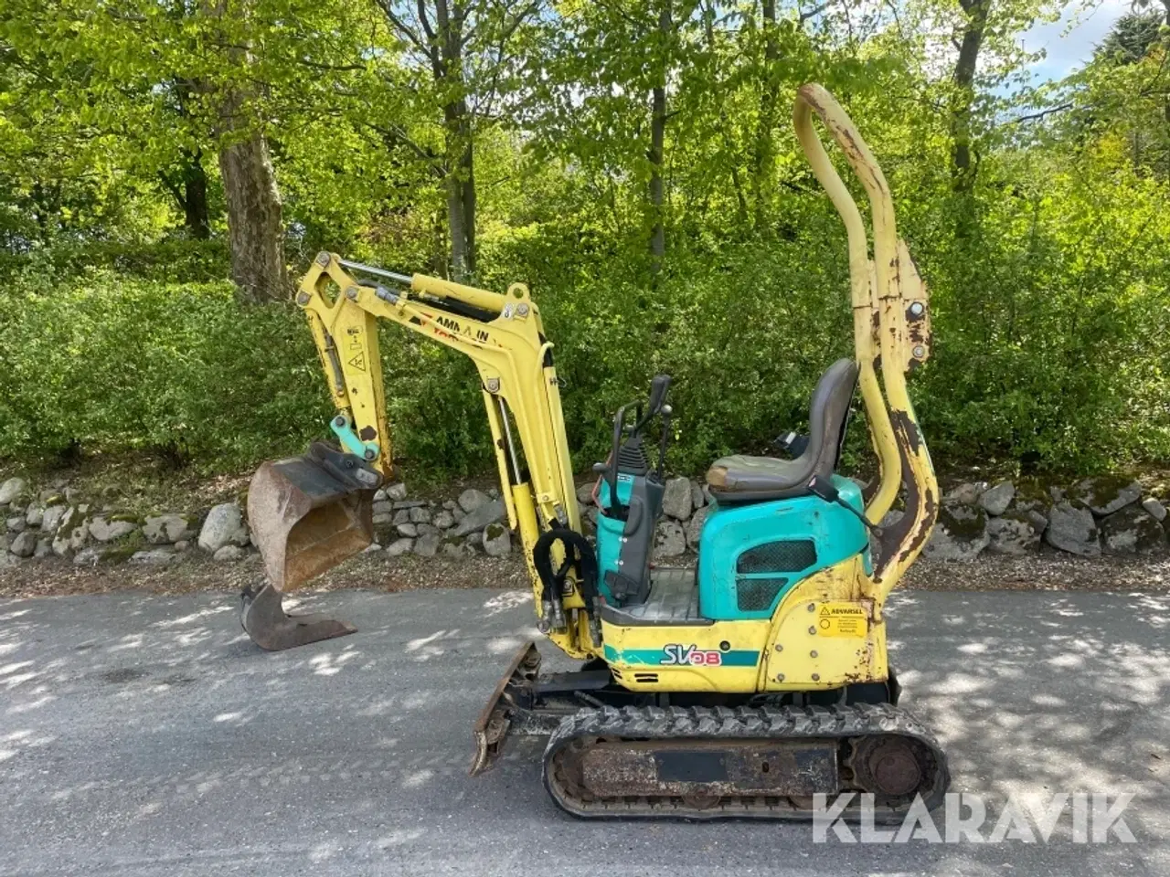 Billede 8 - Gravemaskine Yanmar SV-08-1 med skovle