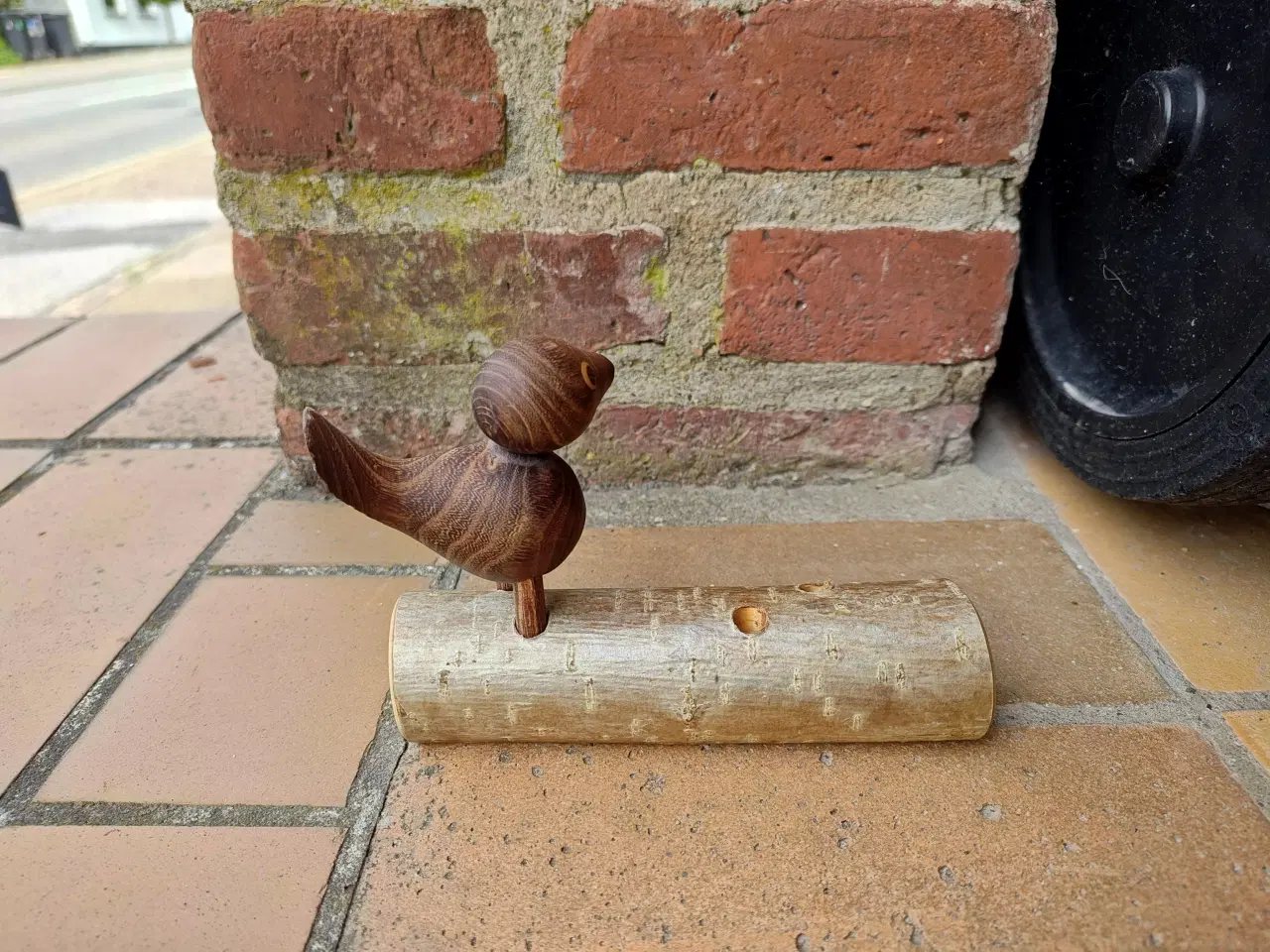 Billede 2 - Træfugl Figur Træ Fugl