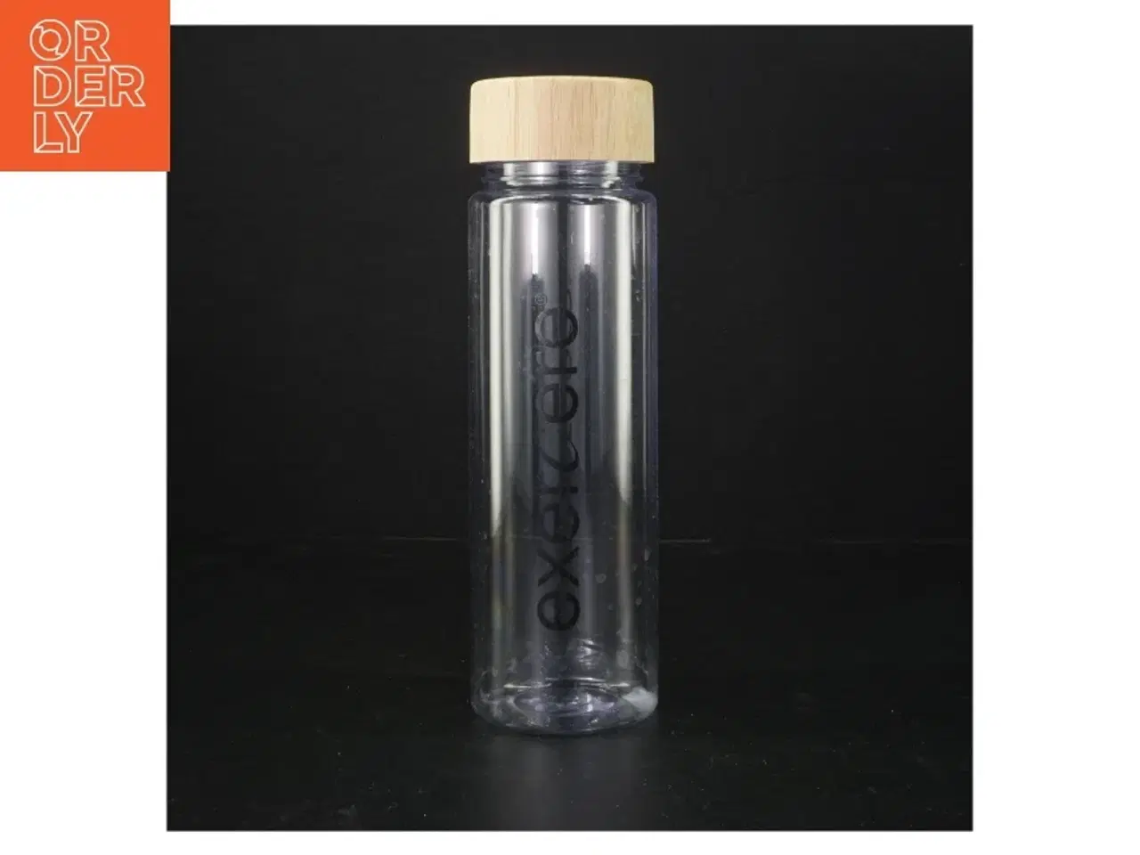 Billede 1 - Genanvendelig drikkeflaske med bambuslåg fra exercere (str. 24 cm)