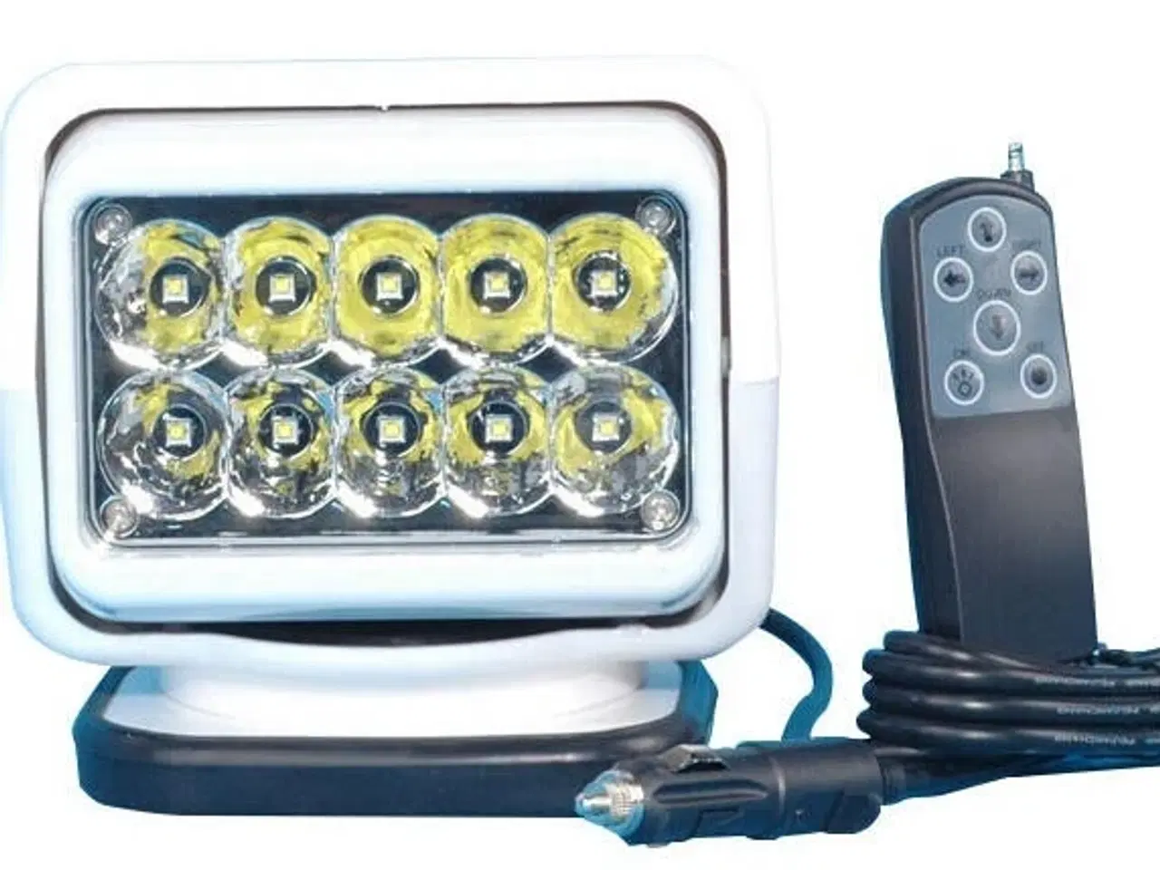 Billede 1 - Søgelygte, LED, 12V - 50 Watt (med fjernbetjening)