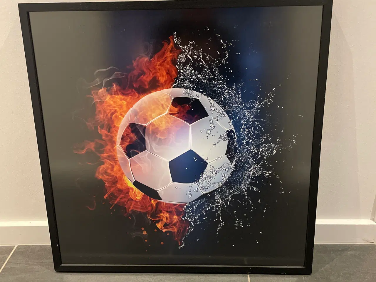 Billede 1 - Fodbold billede til børneværelset.