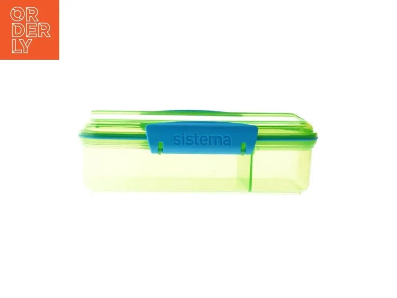 Billede 1 - Plastik madbeholder fra Sistema (str. 18 x 6 x 6 cm)