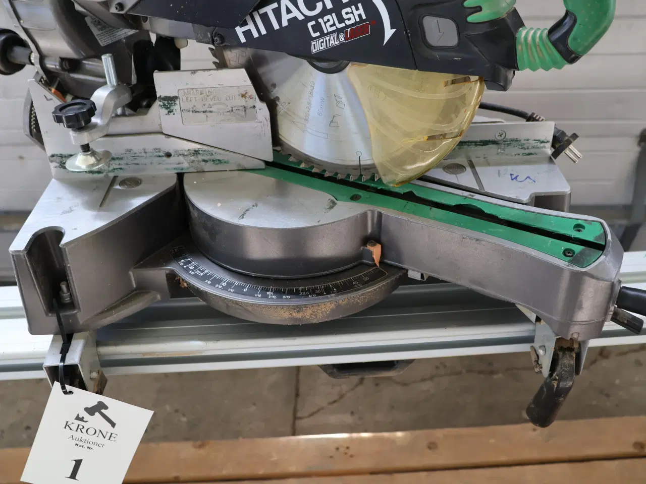 Billede 5 - Hitachi C12 LSH digital & laser, kap/geringssav