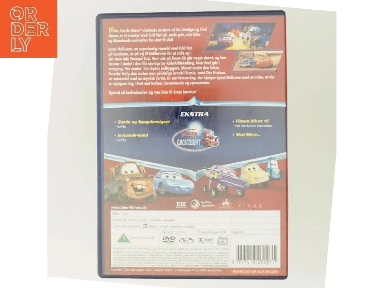 Billede 3 - "Pixar" med Lynet McQueen (DVD)