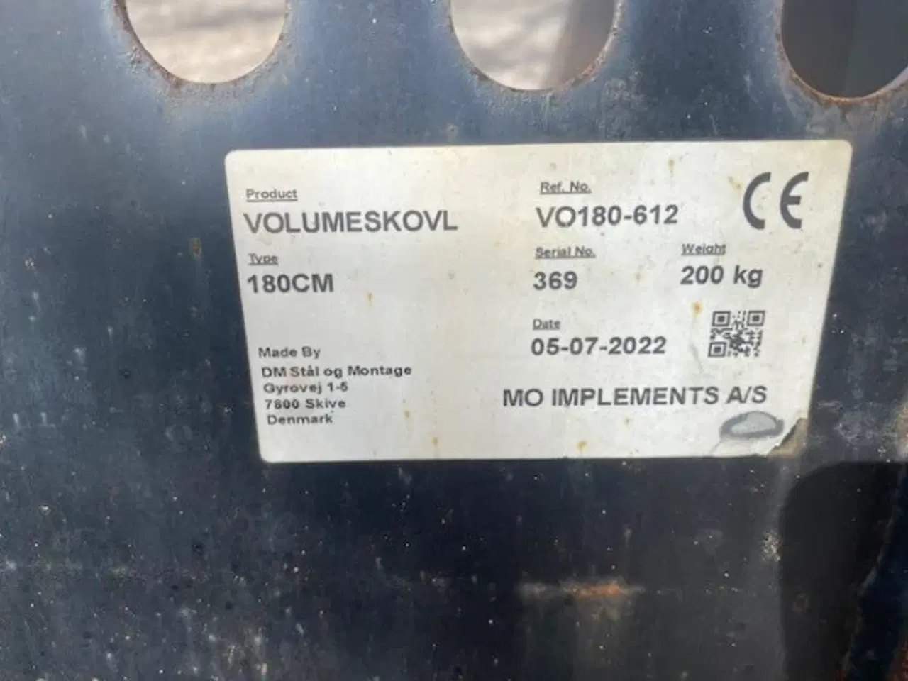 Billede 4 - 180cm Volume skovl til Multione- Avant