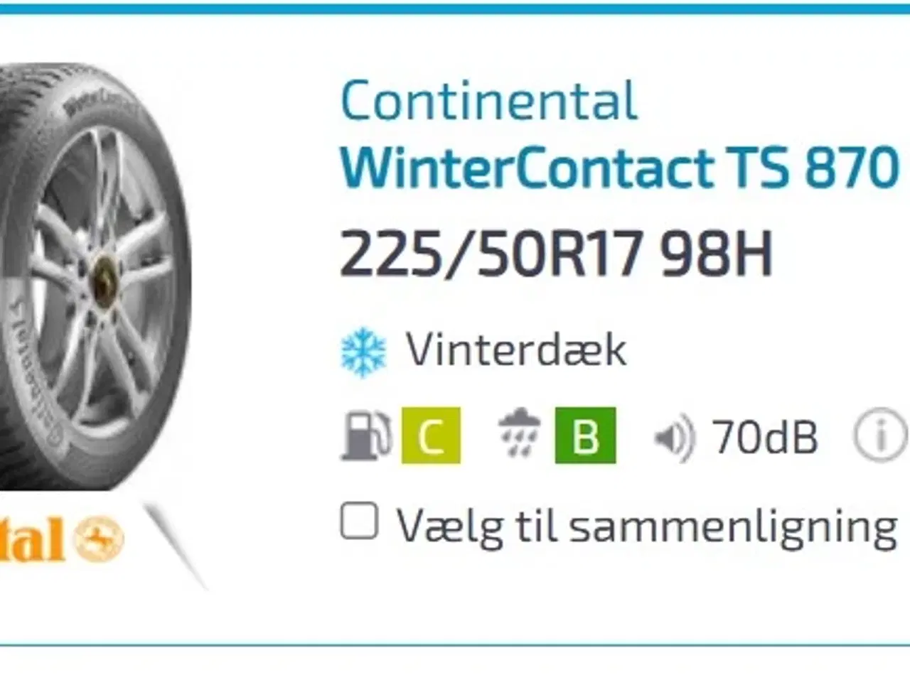 Billede 2 - Vinterdæk + fælge