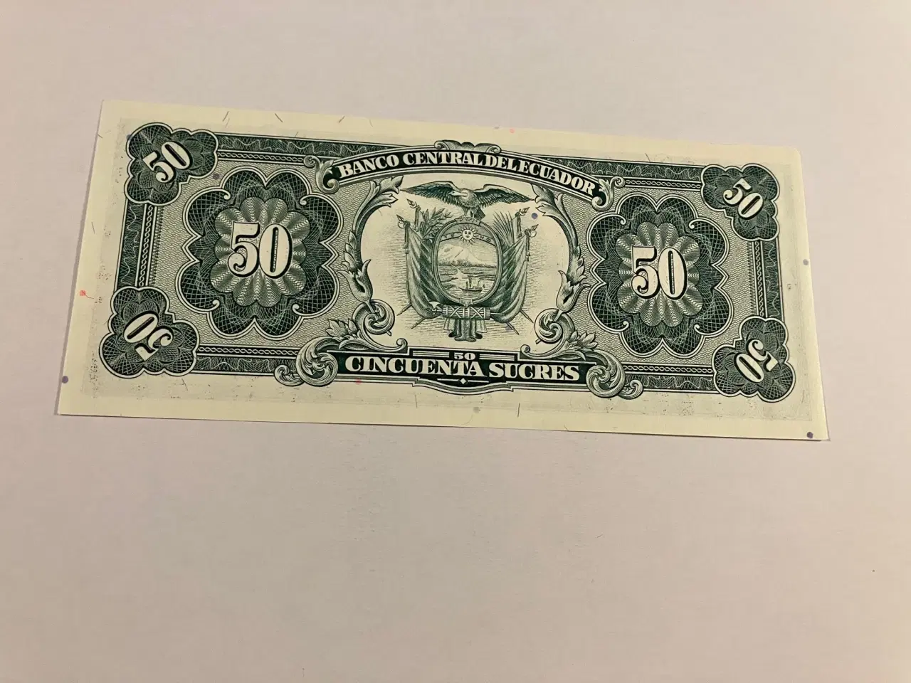Billede 2 - 50 Sucres Ecuador 1988