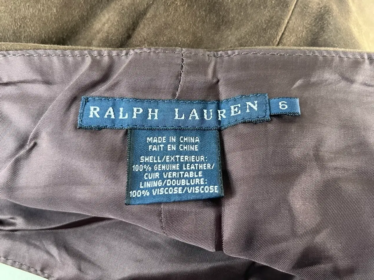 Billede 5 - Ralph Lauren, ruskindsnederdel, str 36