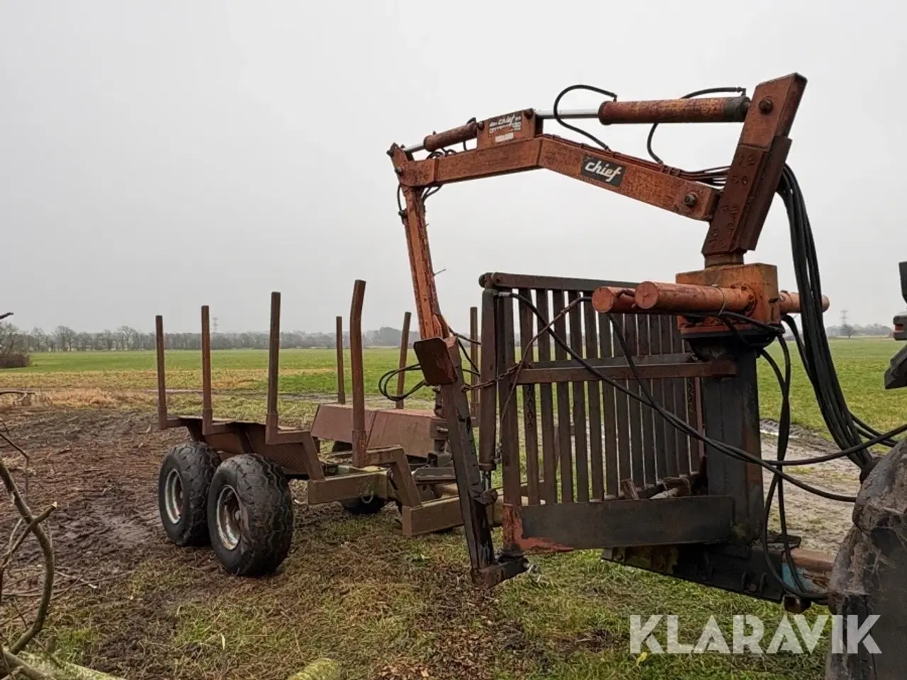 Billede 7 - Skovtrailer med kran