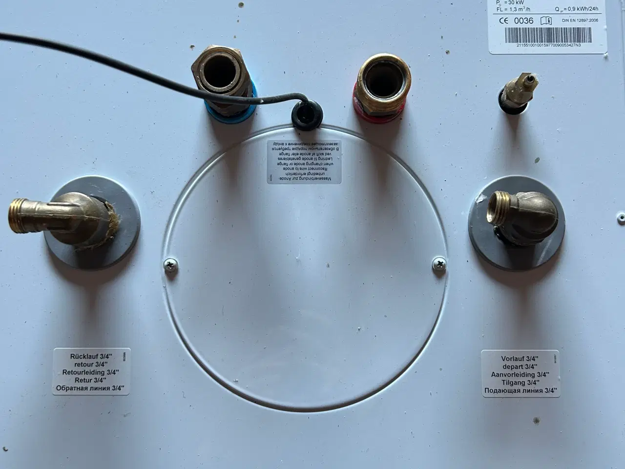 Billede 4 - Bosch condens 5000 W gasfyr + varmtvandsbeholder