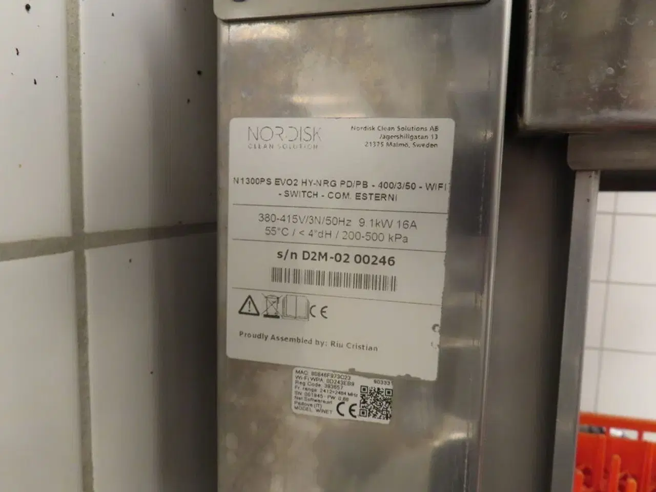 Billede 5 - Hætteopvasker NORDISK CLEAN SOLUTIONS D2 Master