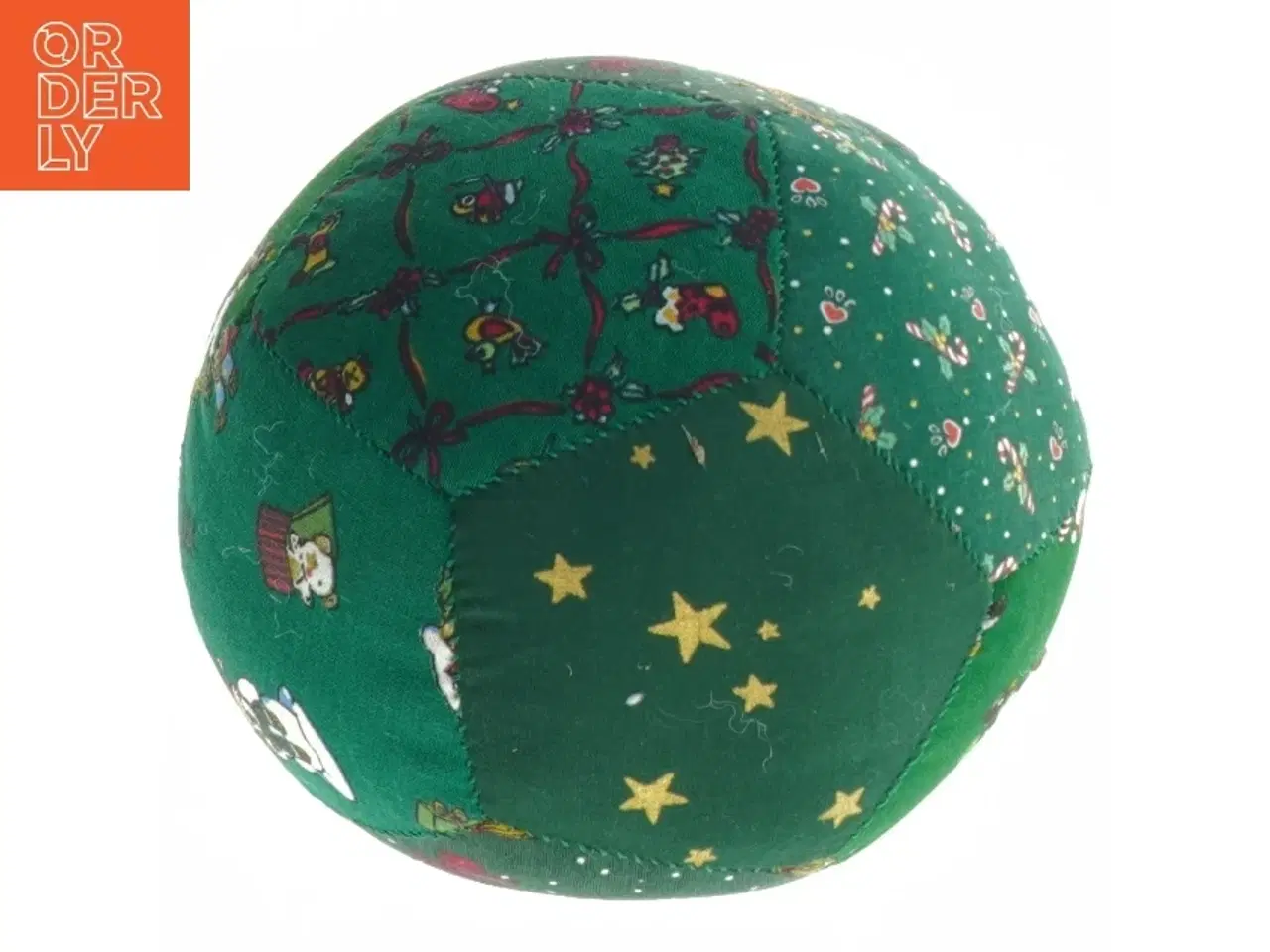 Billede 2 - Juledekoreret bold (str. Ø 16,5 cm)