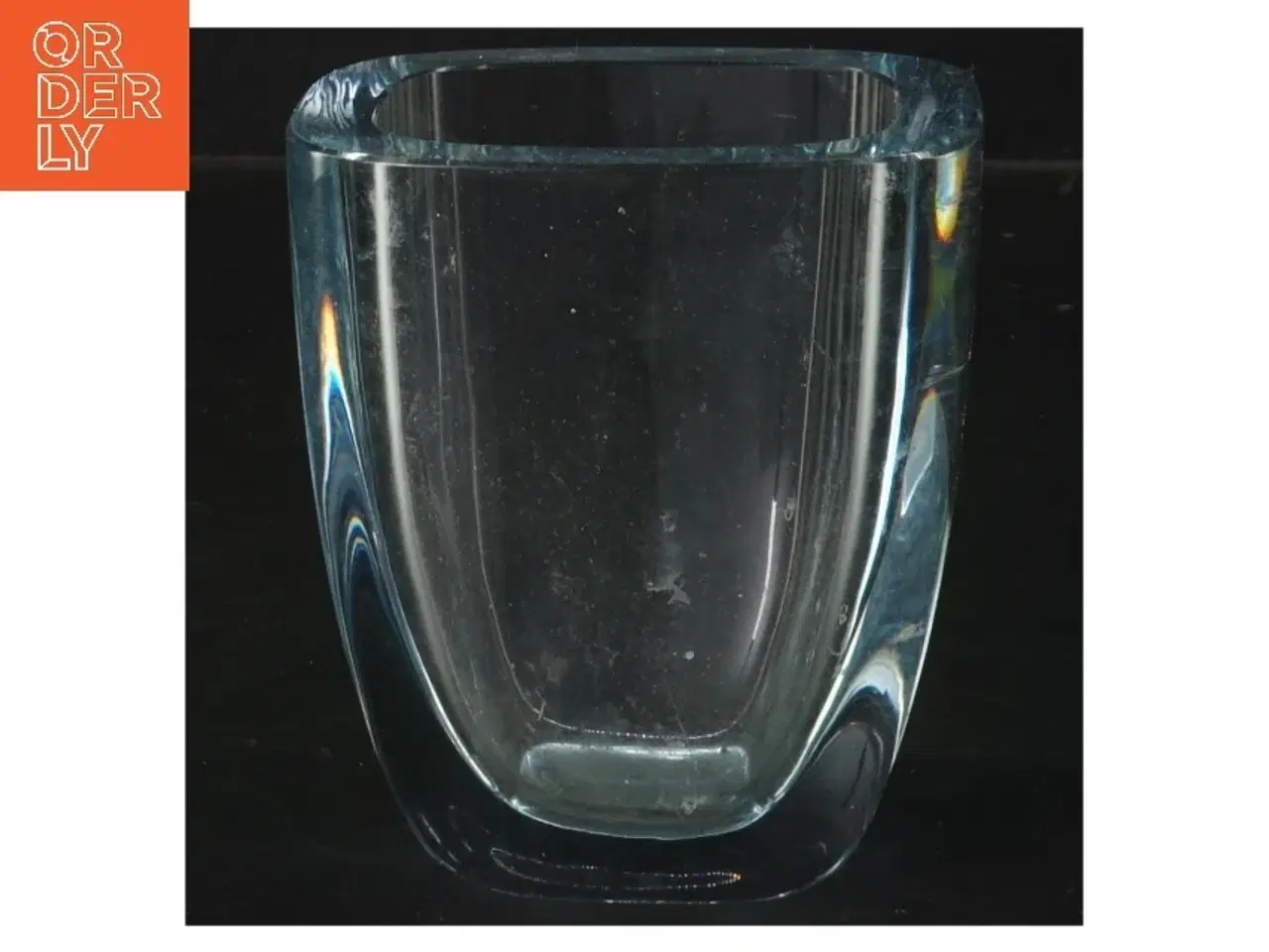 Billede 1 - Glasvase (str. 10,5x9 cm)fra holmegaard