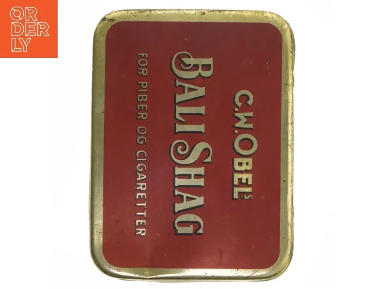 Billede 3 - Vintage tobaksdåse C.W. Obel Bali Shag (str. 5x16x12 cm)