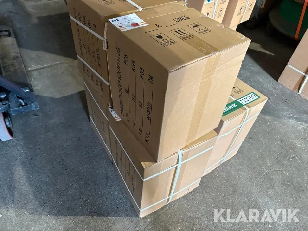 Billede 3 - CEE stik Plugs 5x16A - 240 han stik og 120 hun stik