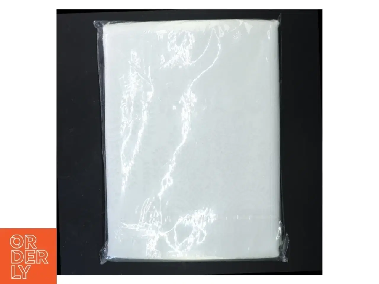 Billede 3 - Hvid jacquard dug  (str. 140x220 cm)