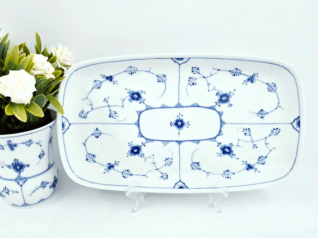 Billede 2 - Musselmalet B&G Bakke Blåmalet porcelæn 