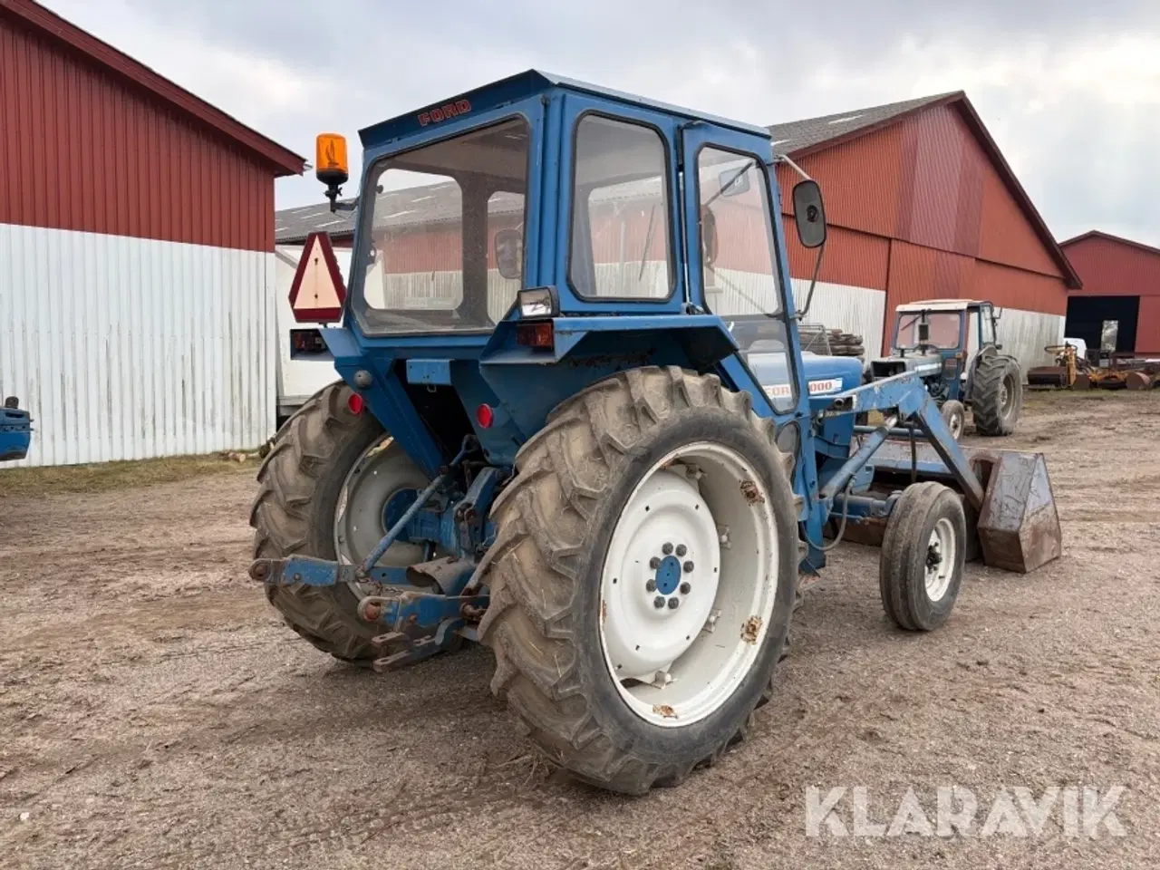 Billede 5 - Veterantraktor Ford 4000 med frontlæsser