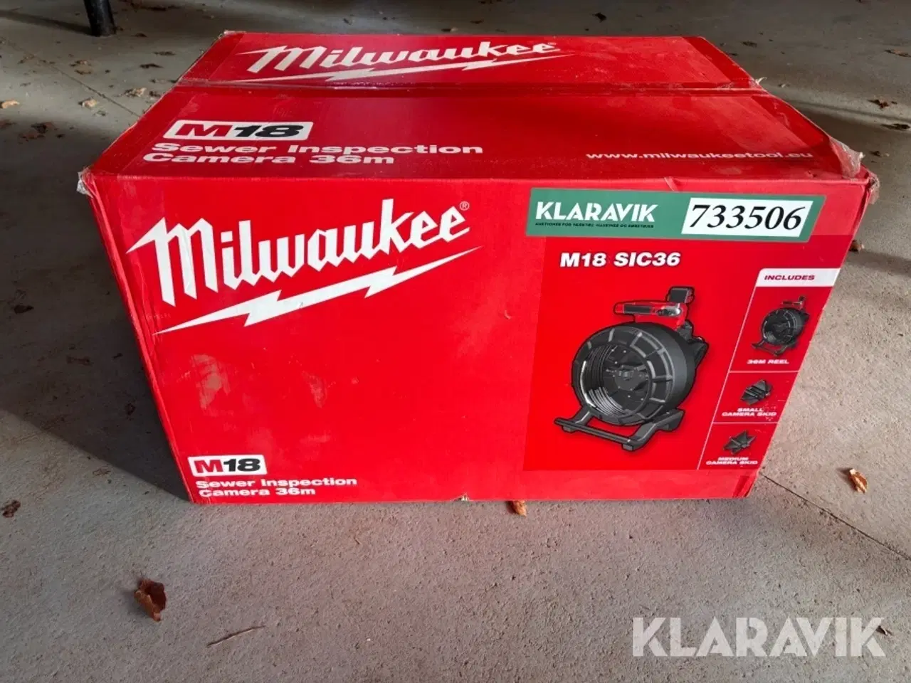Billede 9 - Kloark Kamara Milwaukee M18 SIC36 ( uden HUB )