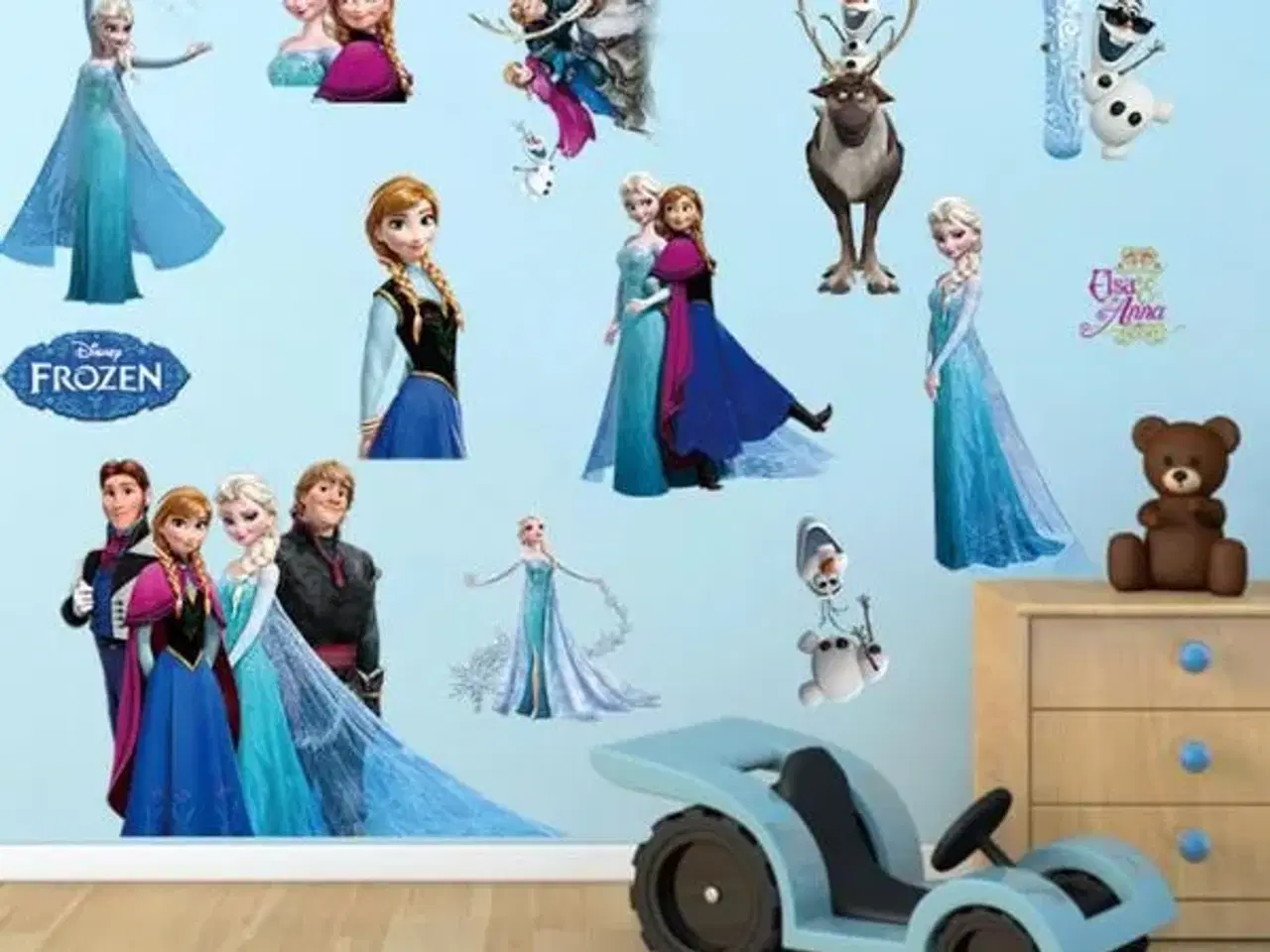 Billede 3 - Frost wallstickers wallsticker med Elsa mm