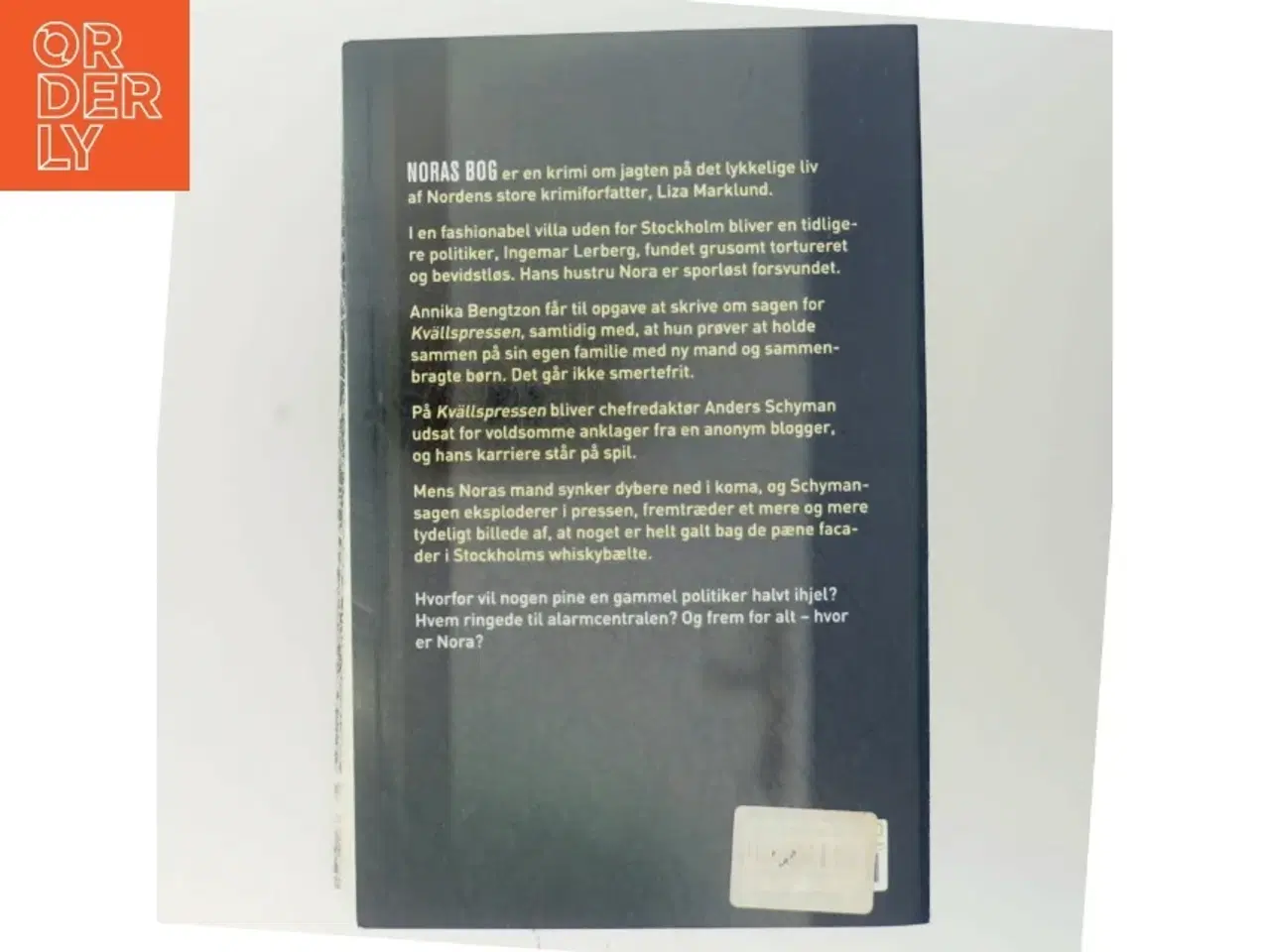 Billede 3 - Noras bog : krimi af Liza Marklund (Bog)