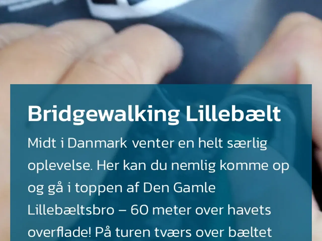 Billede 3 - Brigde Walking lillebælt 2 voksne gavekort