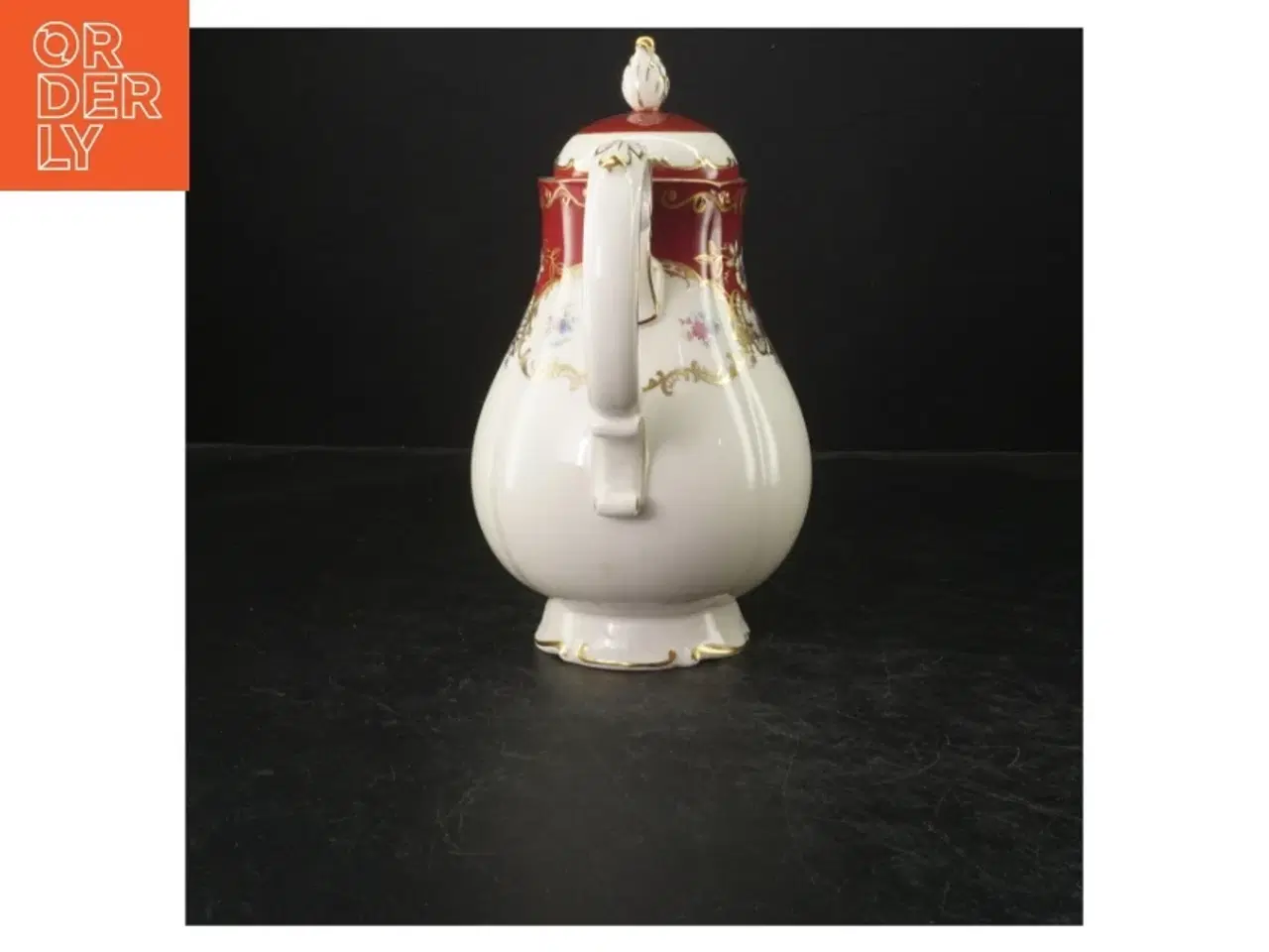 Billede 2 - Porcelænskande med låg (str. 24 cm)