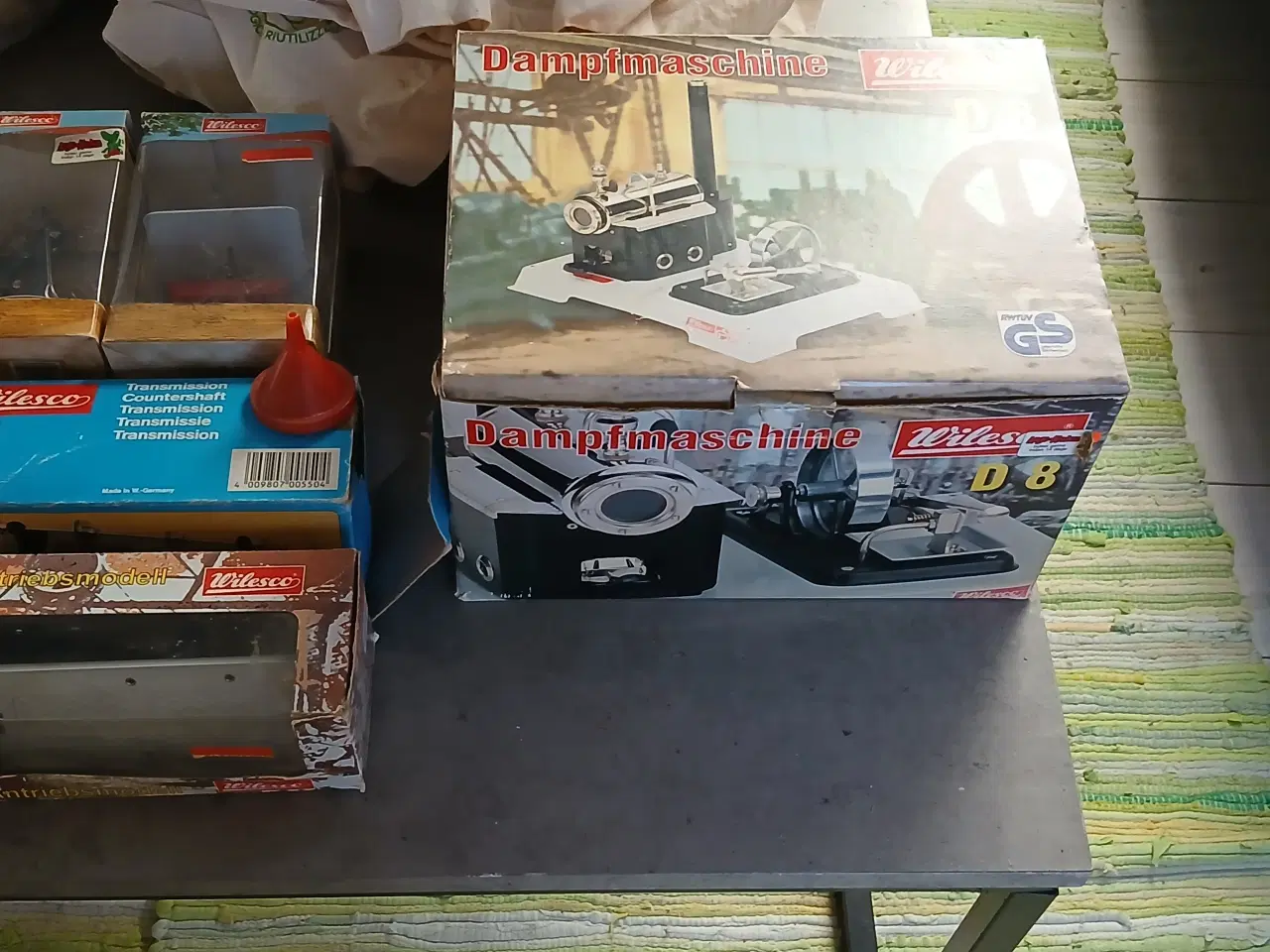 Billede 1 - Wilesco D8 Dampmaskine + stort værkstedssæt (M51,