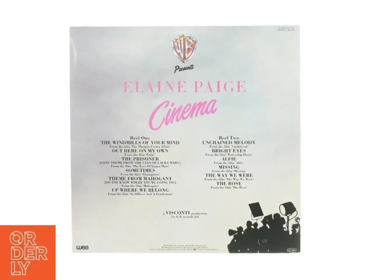 Billede 2 - Elaine Paige: cinema fra Wea (str. 30 cm)