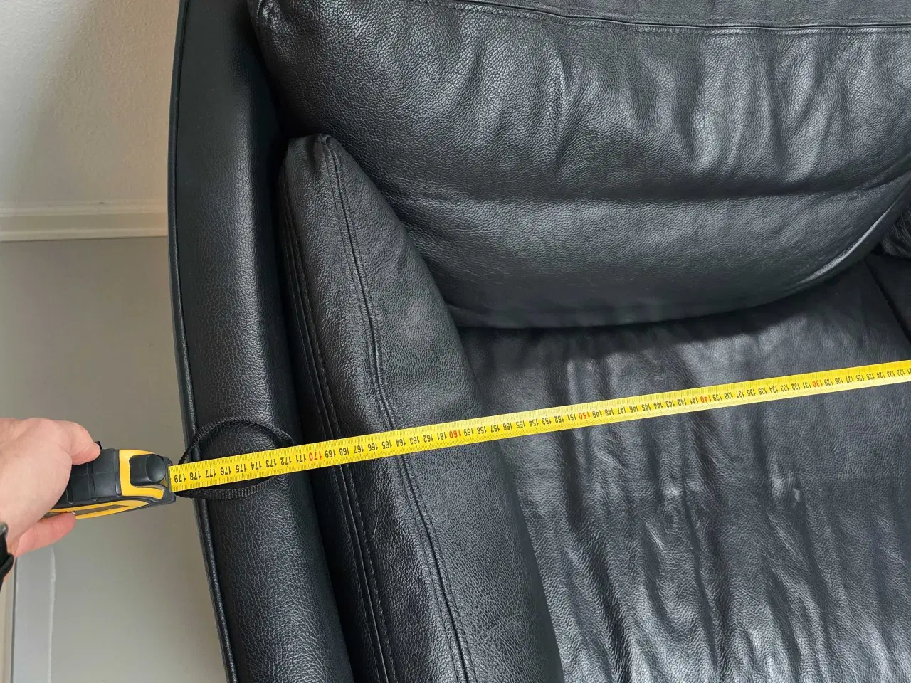 Billede 8 - Lædersofa 2 og 3 personers samt sofabord.