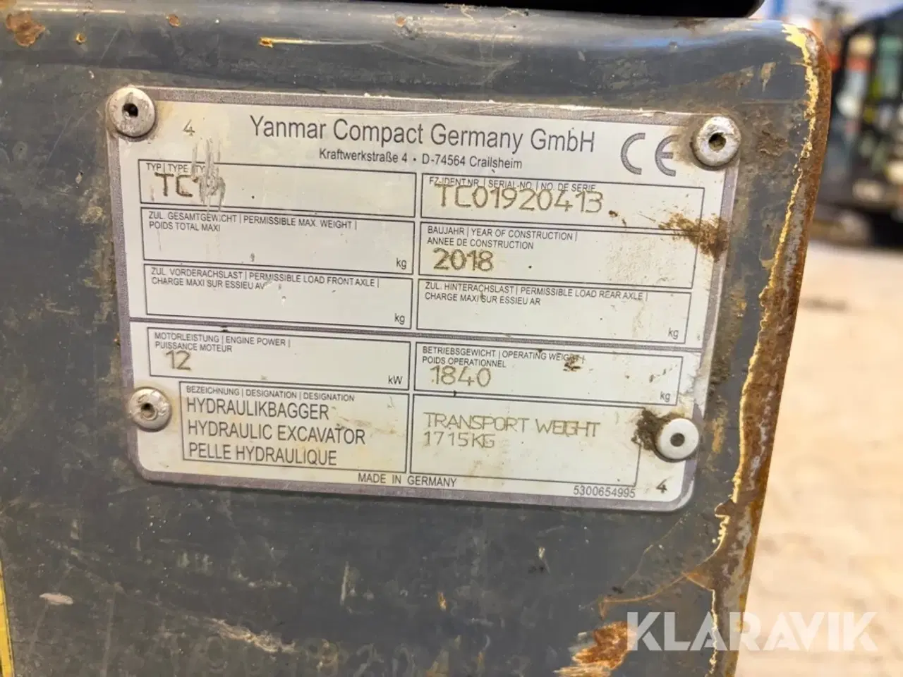 Billede 7 - Schaeff Yanmar TC19