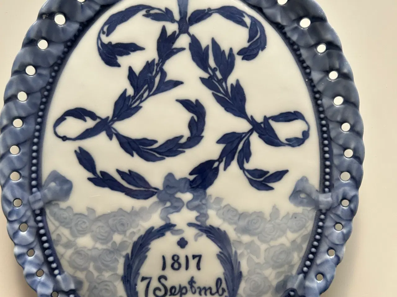 Billede 1 - Royal copenhagen mindeplatte