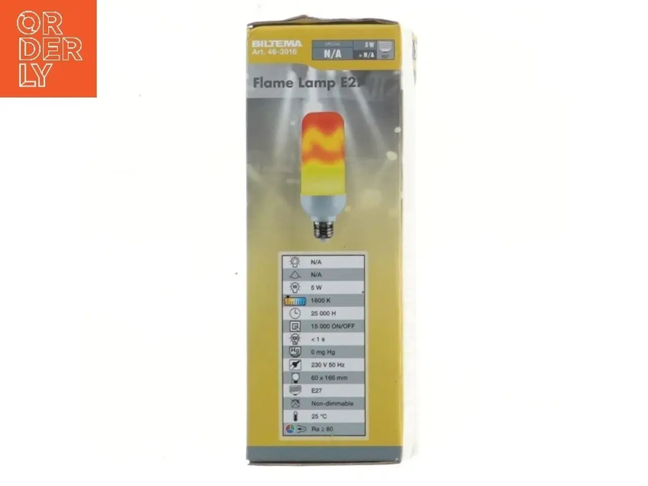 Billede 2 - Flammeeffekt LED-pære E27 fra Biltema