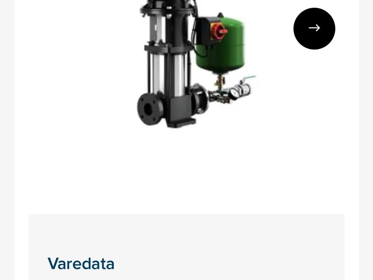 Billede 6 - Trykforøgningsanlæg