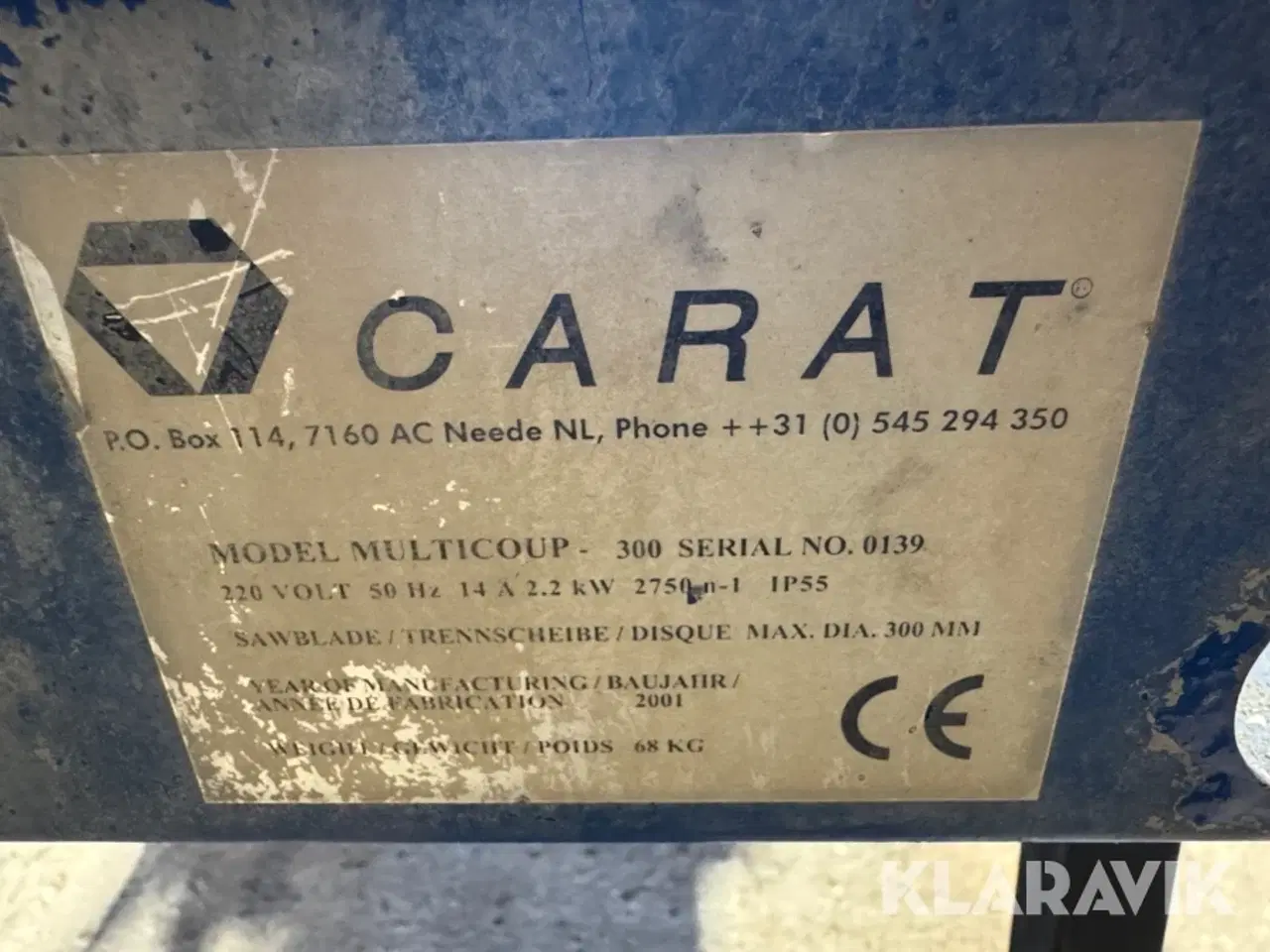 Billede 5 - Vådskære maskine Carat 300