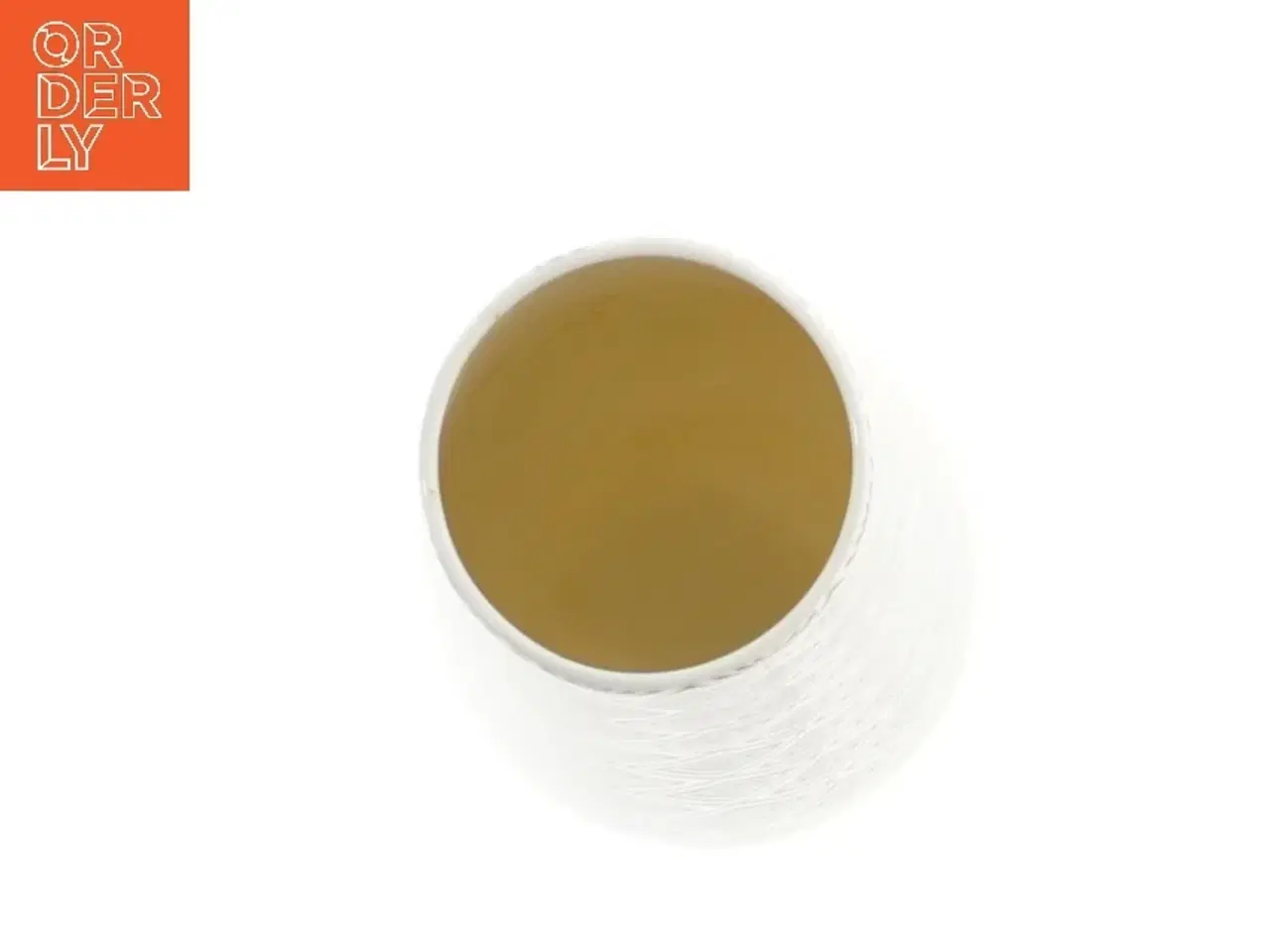 Billede 4 - Dekorativ vase med mønster (str. Ø 6x19 cm)