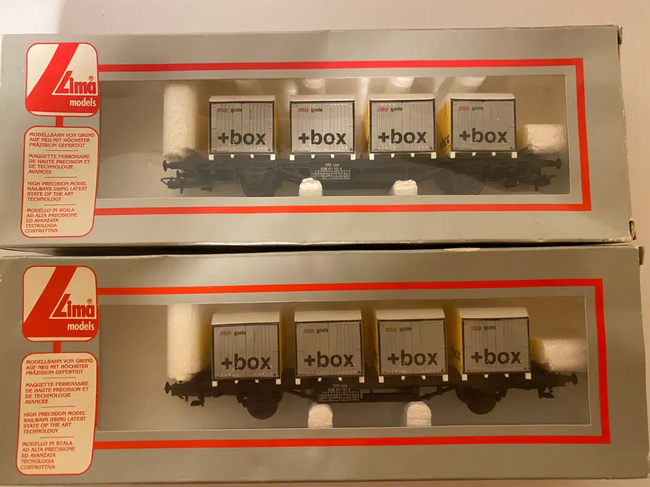 Billede 1 - 2 stk. DSB Godsvogne