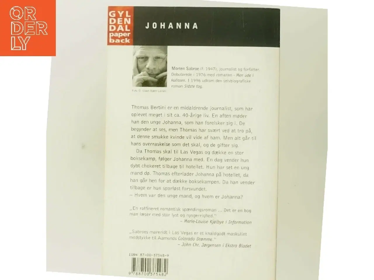 Billede 3 - Johanna : roman af Morten Sabroe (Bog)