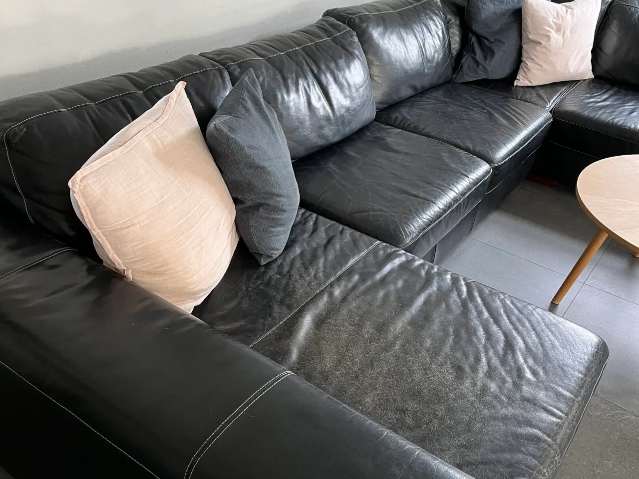 Billede 4 - Læder sofa