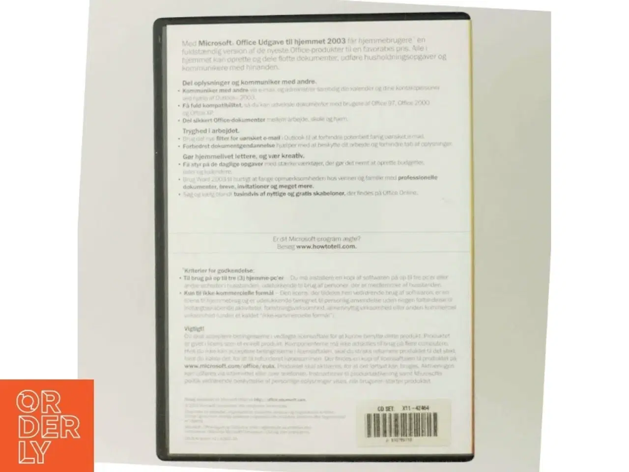 Billede 3 - Microsoft Office Hjemmeudgave 2003 fra Microsoft