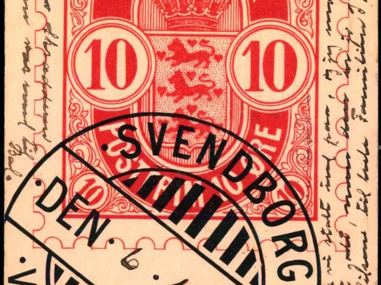 Billede 1 - Svendborg - Venlig Hilsen 1907 - u/n - Brugt