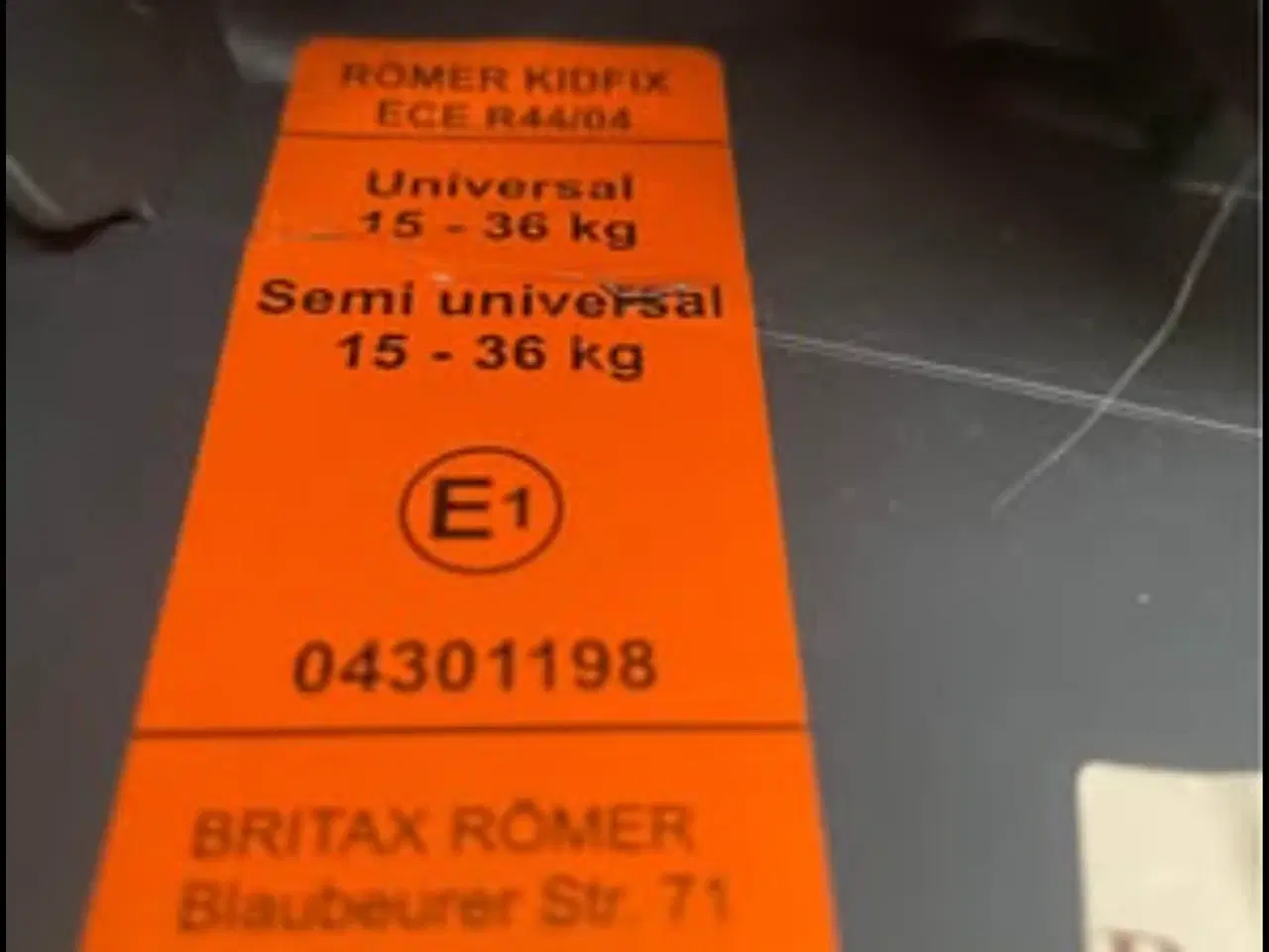 Billede 3 - Autostole Rømer