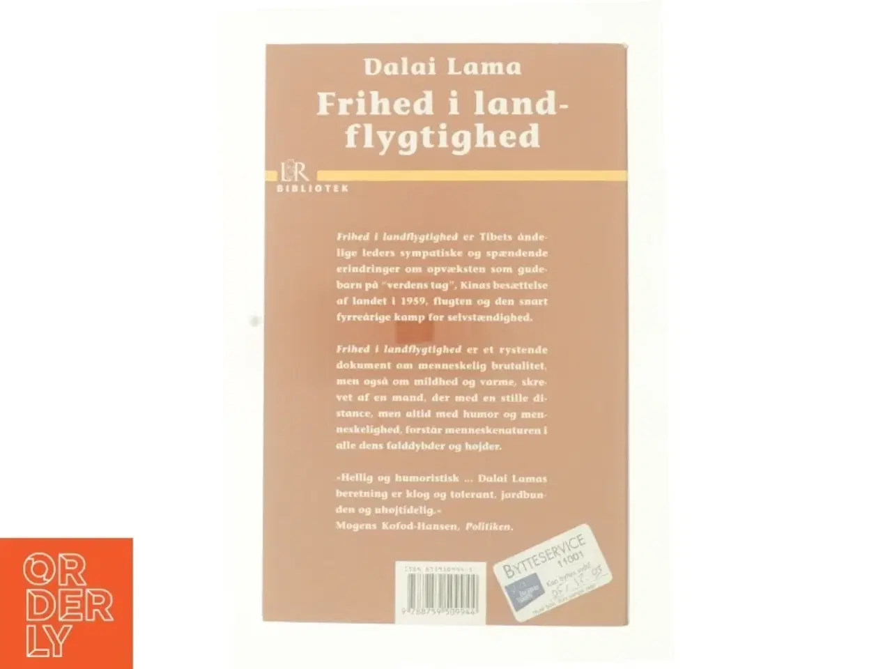 Billede 2 - Frihed i landflygtighed af Dalai Lama (Bog)