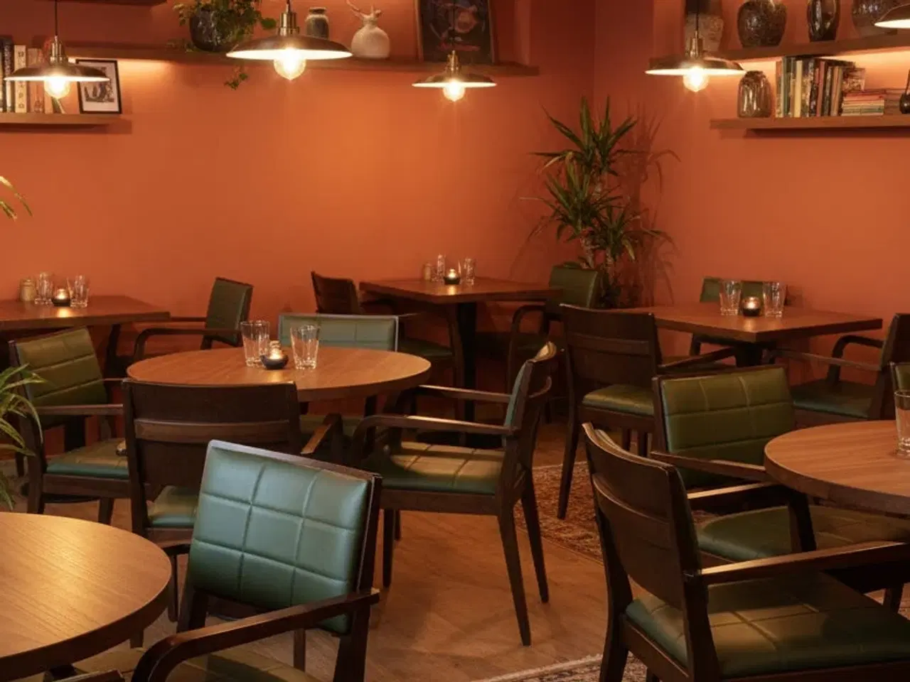 Billede 2 - More Contract Cibelle Armchair – Grøn/Brun Stel