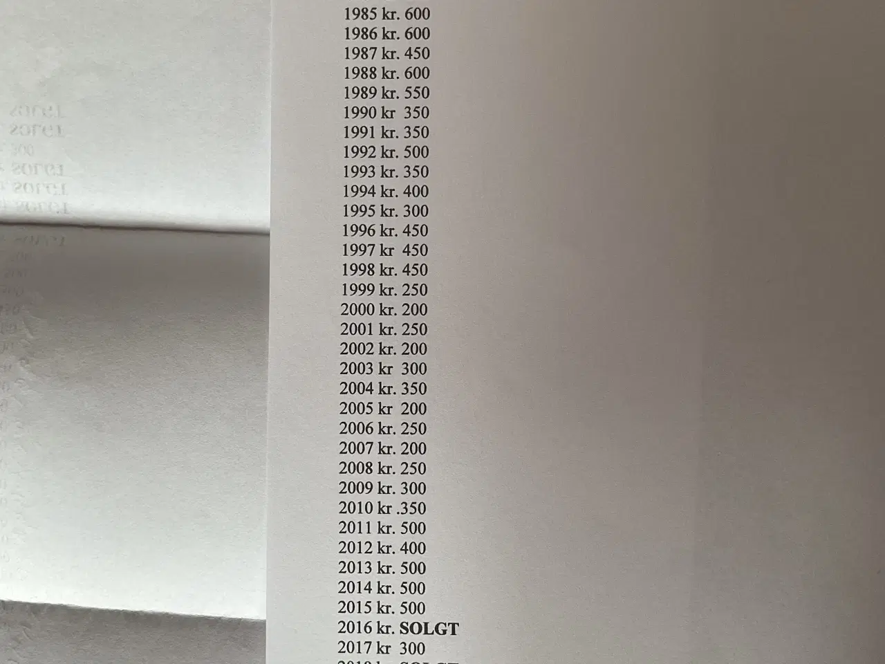 Billede 2 - Georg Jensen juleuro 1984-2021, guld,udgåede, FRA