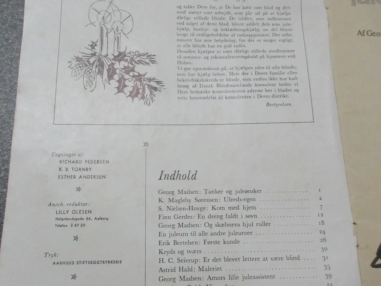 Billede 7 - Jul i Hjemmet 1970 og Blindes Jul 1963,