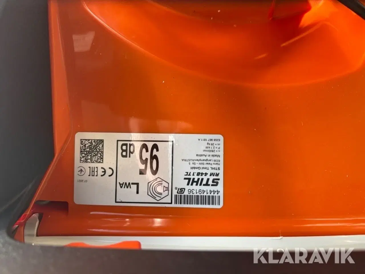 Billede 9 - Græsslåmaskine STIHL RM 448 TC