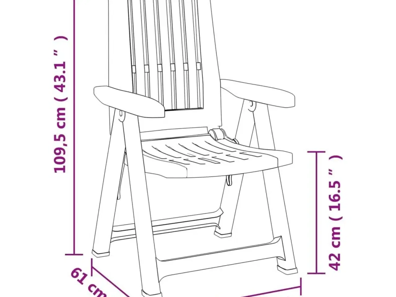 Billede 10 - Positionsstole 2 stk. PP grøn