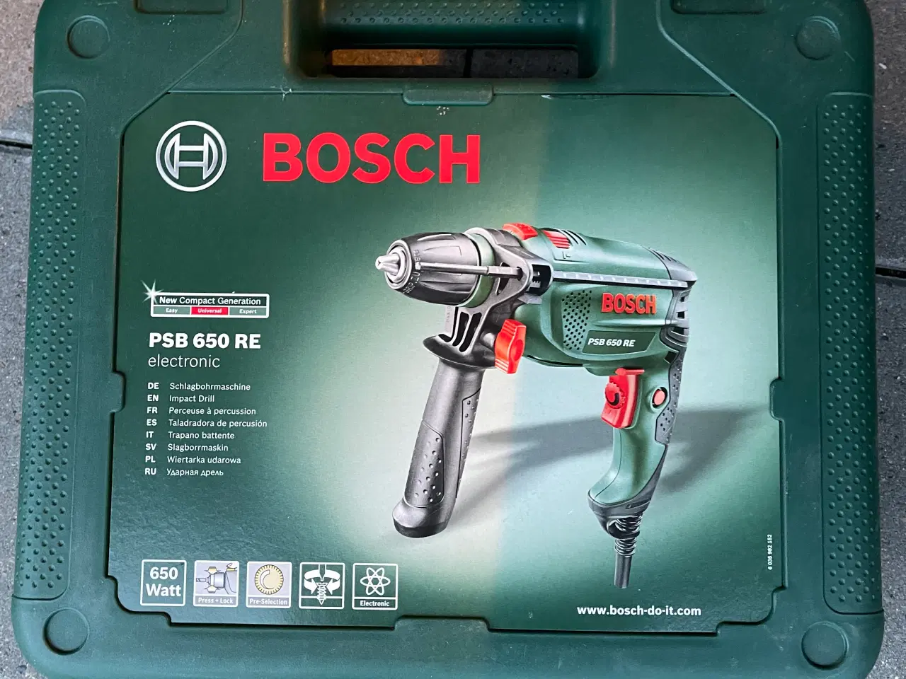 Billede 1 - Bosch PSB 650 RE Slagboremaskine 