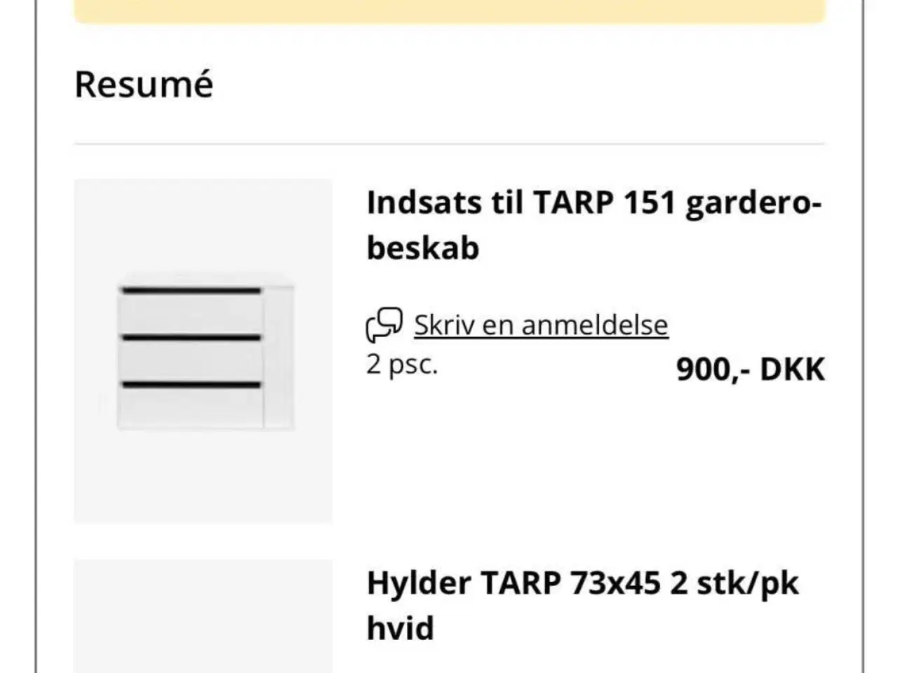 Billede 3 - Garderobeskab SOM NY